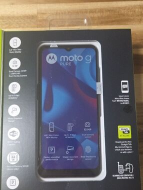 Moto G Pure Smartphone - Black - Motorola